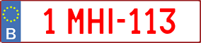 Truck License Plate
